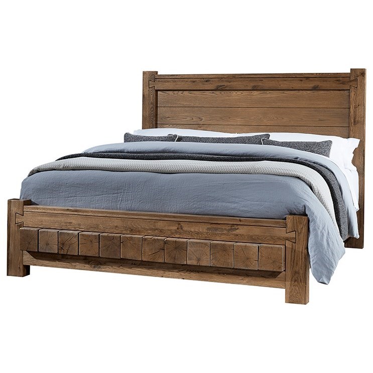 Vaughan Bassett Dovetail Rustic Queen Low Profile Bed Lindy's